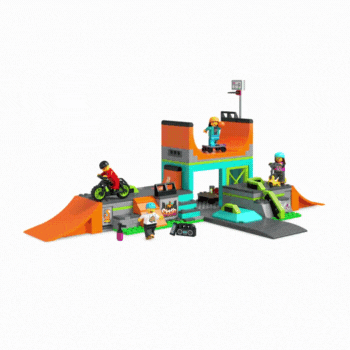Parc pentru Skateboard Lego City 60364, Lego